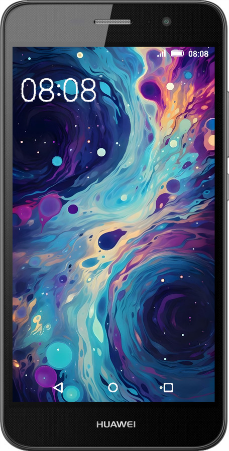 Силиконовый чехол Арт акварель для Huawei Y6 Pro - 6329u-355 изображение 