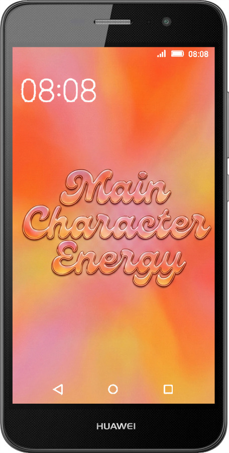 Силиконовый чехол Aura Gradient Main Character Energy Aesthetic Y2K для Huawei Y6 Pro - 6783u-355 изображение 