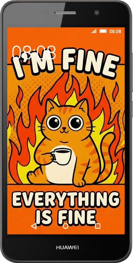 Силіконовий чехол Funny Cat для Huawei Y6 Pro - 6786u-355 изображение 