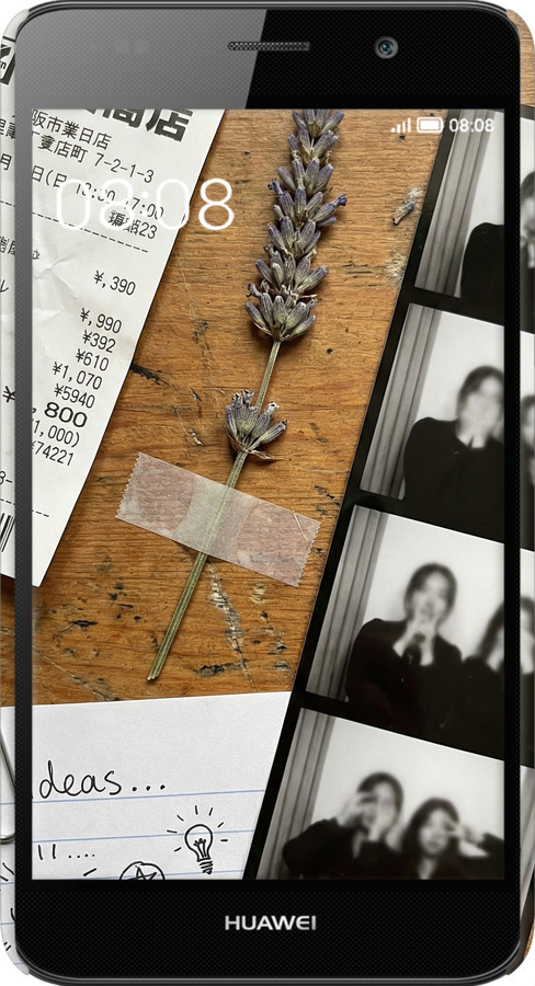 3D пластиковый матовый чехол Aesthetic Scrapbook Collage для Huawei Y6 - 6773m-333 изображение 