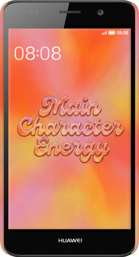 3D пластиковый матовый чехол Aura Gradient Main Character Energy Aesthetic Y2K для Huawei Y6 - 6783m-333 изображение 