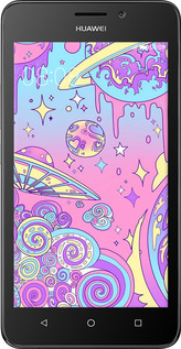 Силиконовый чехол Розовая галактика для Huawei Y635 - 4146u-487 изображение 