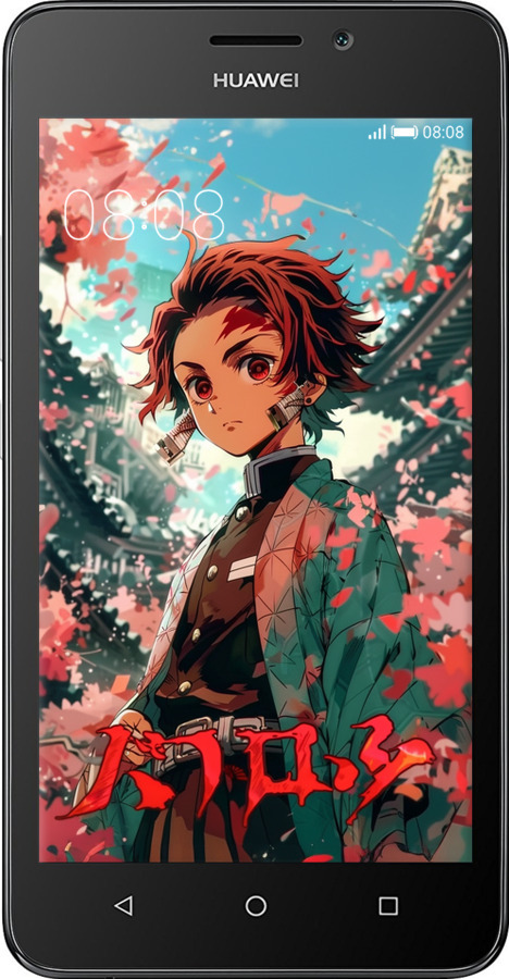 Силиконовый чехол Tanjiro Kamado для Huawei Y635 - 6132u-487 изображение 