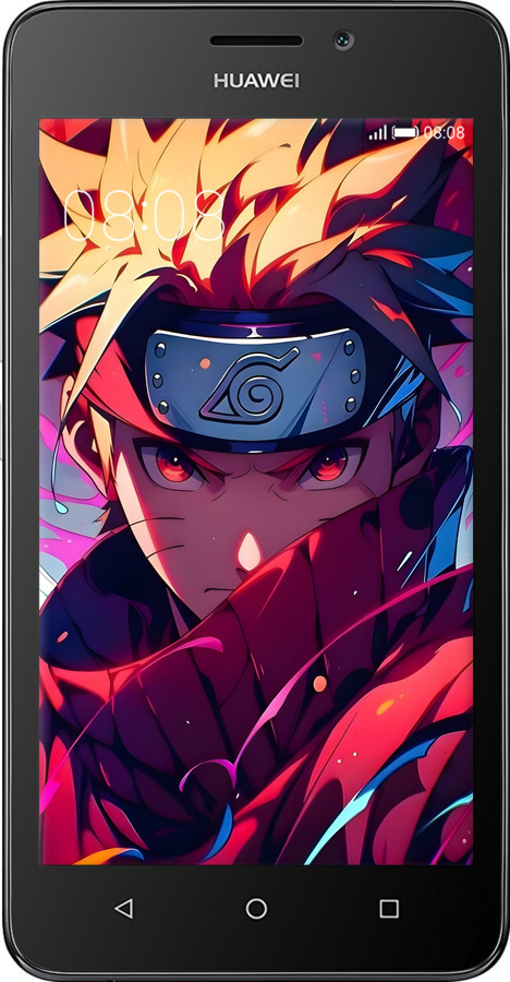 Силиконовый чехол Наруто для Huawei Y635 - 6274u-487 изображение 