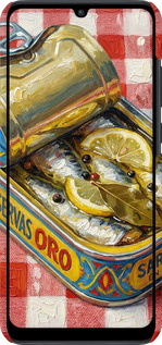 3D пластиковый матовый чехол Vintage Sardine Tin Phone для Huawei Y6p - 6772m-1952 изображение 