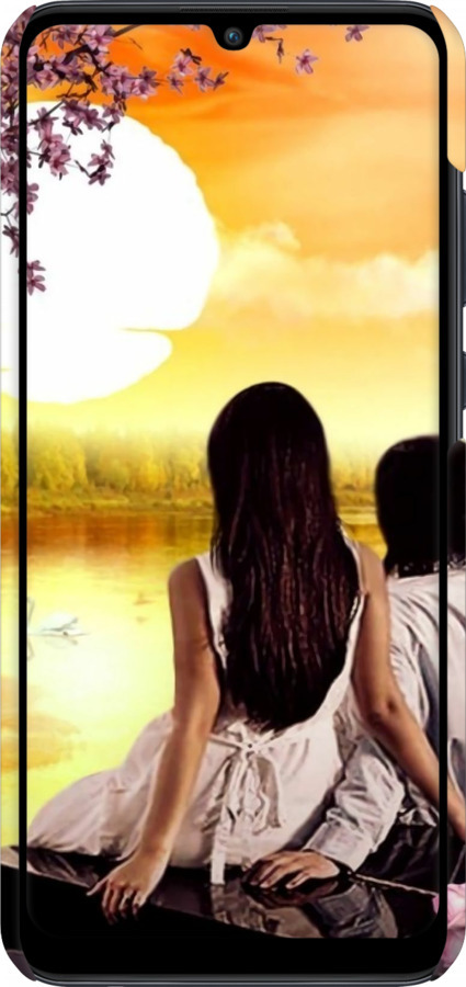 3D пластиковый матовый чехол Sunset для Huawei Y6p - 6607m-1952 изображение 