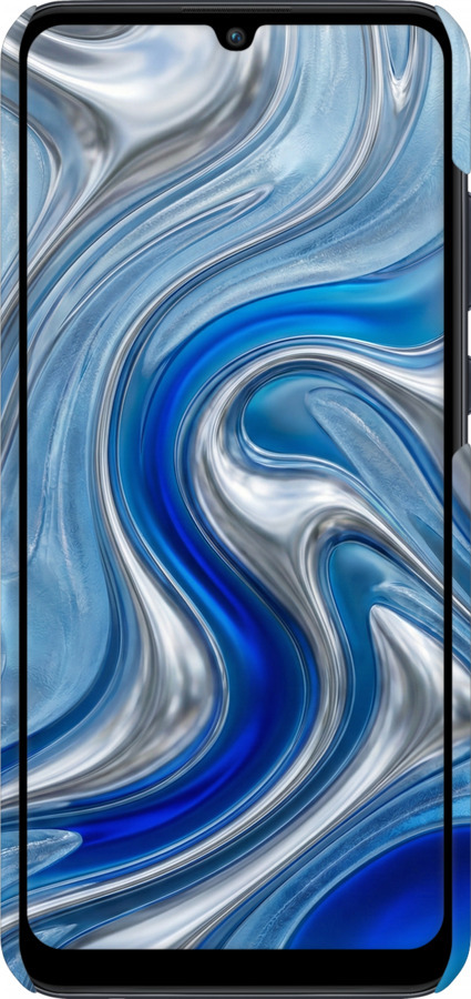 3D пластиковий матовий чехол Liquid Chrome для Huawei Y6p - 6781m-1952 изображение 