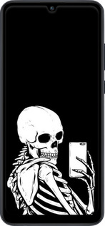 2D пластиковый чехол Скелет делает Selfie для Huawei Y6p - 6535t-1952 изображение 