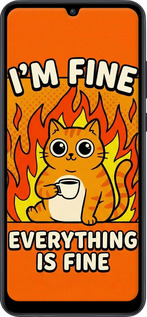 Силиконовый чехол Funny Cat для Huawei Y6p - 6786u-1952 изображение 