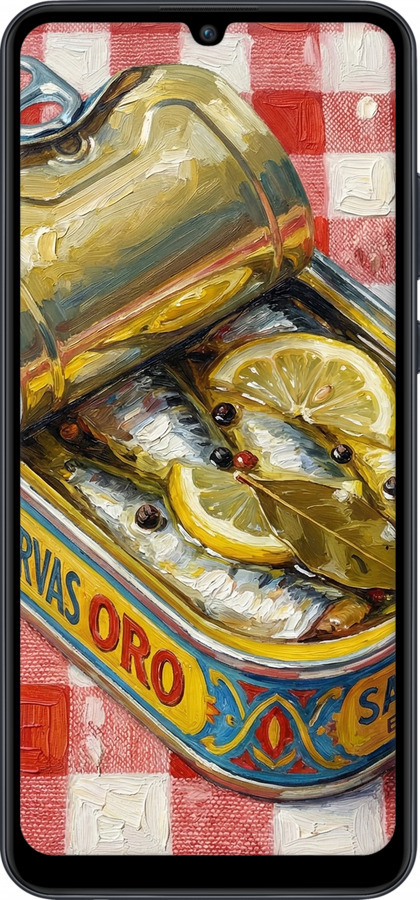 2D пластиковый чехол Vintage Sardine Tin Phone для Huawei Y6p - 6772t-1952 изображение 