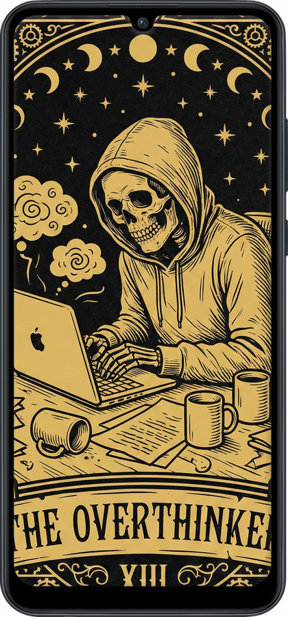 Силіконовий чехол The Overthinker для Huawei Y6p - 6774u-1952 изображение 