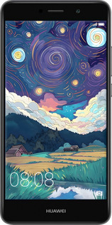 Силиконовый чехол Креативный арт для Huawei Y7 2017 - 6322u-1019 изображение 