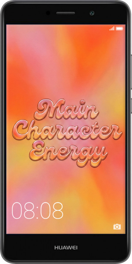 Силиконовый чехол Aura Gradient Main Character Energy Aesthetic Y2K для Huawei Y7 2017 - 6783u-1019 изображение 