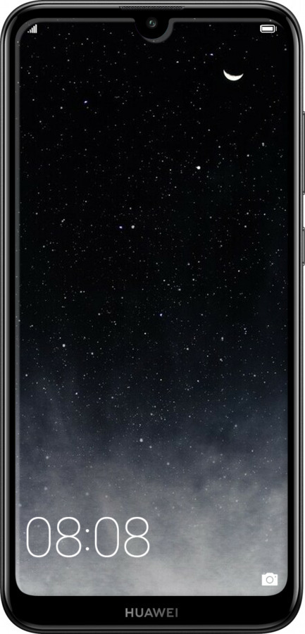 TPU чехол Голубые облака, Голубая луна для Huawei Y7 2019 - 6396b-1638 изображение 