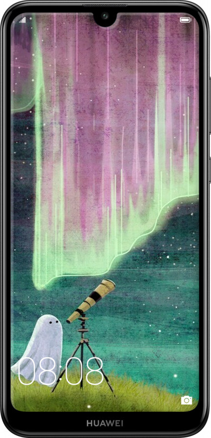 TPU чехол Привид та зірки для Huawei Y7 2019 - 6443b-1638 изображение 