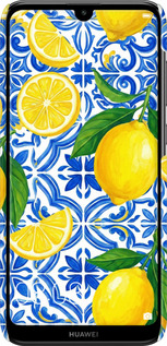 3D пластиковый матовый чехол Grocery Girl Italian Summer для Huawei Y7 2019 - 6766m-1638 изображение 