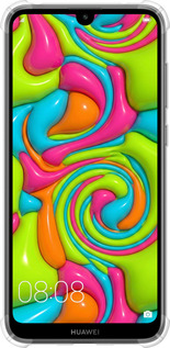 Силіконовий протиударний с посиленими кутами чехол Y2K Jelly Dream для Huawei Y7 2019 - 6780sp-1638 изображение 