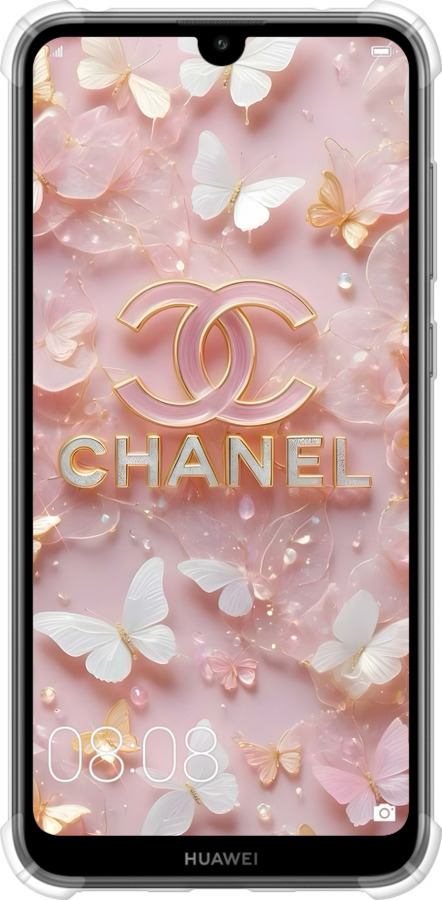 Силикон с усиленными углами чехол Шанель для Huawei Y7 Prime 2019 - 6366sp-1658 изображение 