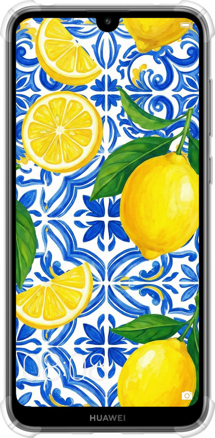 Силіконовий протиударний с посиленими кутами чехол Grocery Girl Italian Summer для Huawei Y7 2019 - 6766sp-1638 изображение 