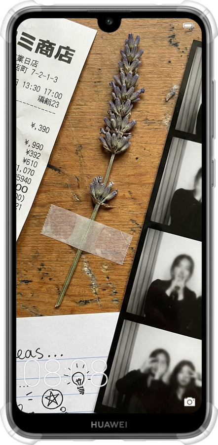 Силіконовий протиударний с посиленими кутами чехол Aesthetic Scrapbook Collage для Huawei Y7 2019 - 6773sp-1638 изображение 