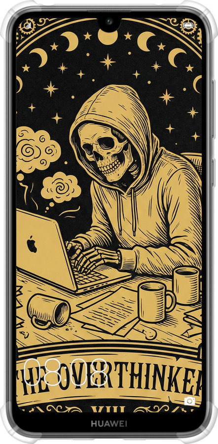 Силикон с усиленными углами чехол The Overthinker для Huawei Y7 2019 - 6774sp-1638 изображение 