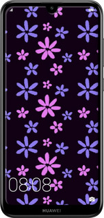 2D пластиковый чехол с  цветами для Huawei Y7 2019 - 6258t-1638 изображение 