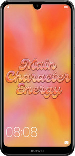 Силиконовый чехол Aura Gradient Main Character Energy Aesthetic Y2K для Huawei Y7 2019 - 6783u-1638 изображение 