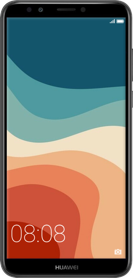 TPU чехол В стиле ретро с волнами для Huawei Y7 Prime 2018 - 6531b-1509 изображение 