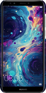 3D пластиковий матовий чехол Арт акварель для Huawei Honor 7C Pro - 6329m-2070 изображение 