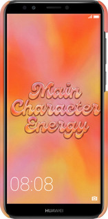 3D пластиковий матовий чехол Aura Gradient Main Character Energy Aesthetic Y2K для Huawei Y7 Prime 2018 - 6783m-1509 изображение 