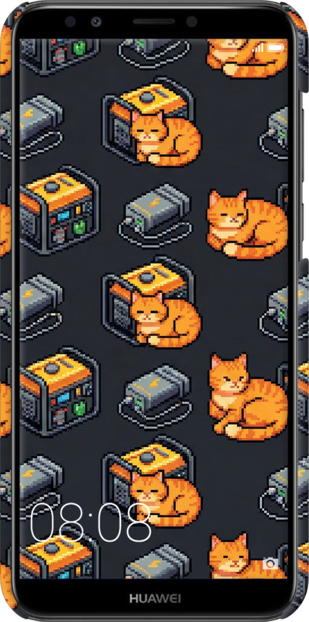 3D пластиковый матовый чехол Autonomous Zone для Huawei Y7 Prime 2018 - 6771m-1509 изображение 