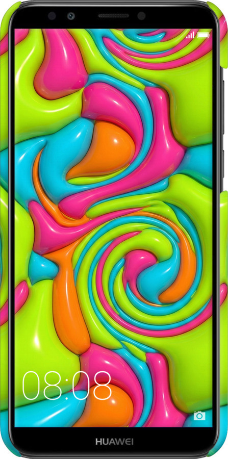 3D пластиковый матовый чехол Y2K Jelly Dream для Huawei Honor 7C Pro - 6780m-2070 изображение 