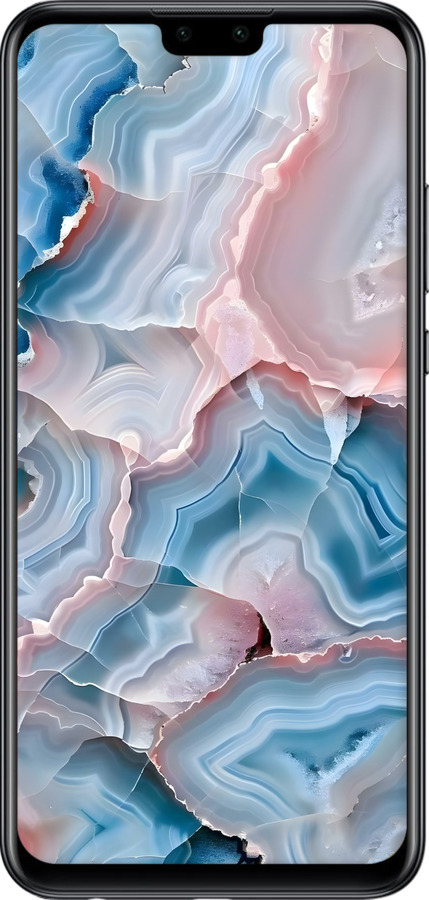 Силиконовый чехол Мрамор для Huawei P Smart 2020 - 6306u-2060 изображение 