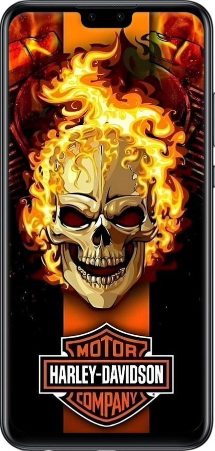Силиконовый чехол Харлей девидсон для Huawei P Smart 2020 - 6370u-2060 изображение 