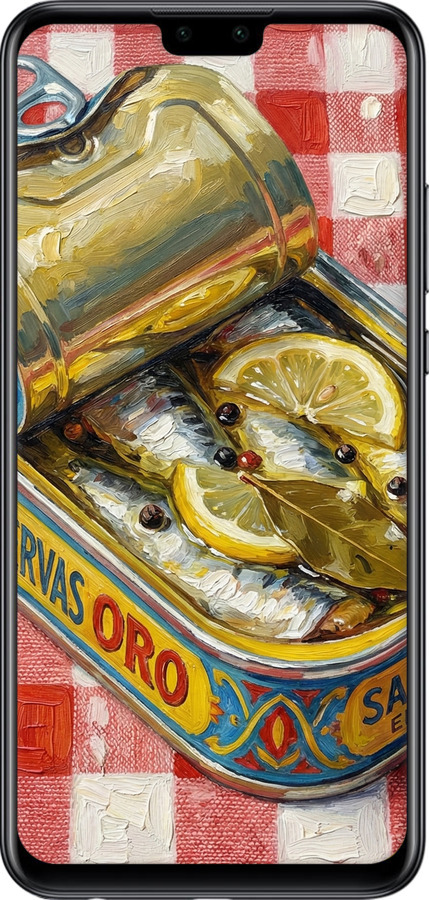 Силиконовый чехол Vintage Sardine Tin Phone для Huawei Y8s - 6772u-2027 изображение 