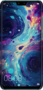 3D пластиковий матовий чехол Арт акварель для Huawei Y9 2019 - 6329m-1602 изображение 