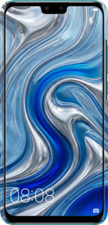 3D пластиковый матовый чехол Liquid Chrome для Huawei Y9 2019 - 6781m-1602 изображение 