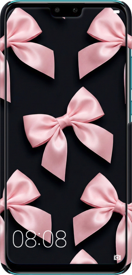 3D пластиковый матовый чехол Coquette Ribbons Dark Coquette для Huawei Y9 2019 - 6767m-1602 изображение 
