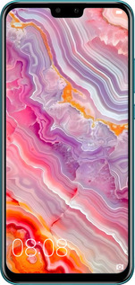 Силиконовый чехол Мрамор 2 для Huawei Y9 2019 - 6307u-1602 изображение 