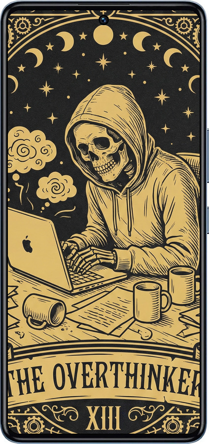 Силиконовый чехол The Overthinker для Infinix GT 10 pro - 6774u-3172 изображение 