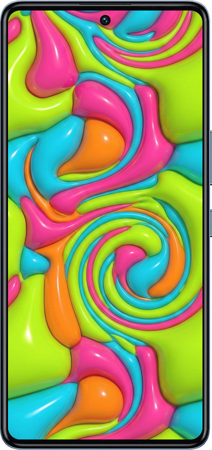 Силиконовый чехол Y2K Jelly Dream для Infinix GT 10 pro - 6780u-3172 изображение 