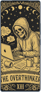 Силіконовий чехол The Overthinker для Infinix GT 20 Pro - 6774u-3735 изображение 