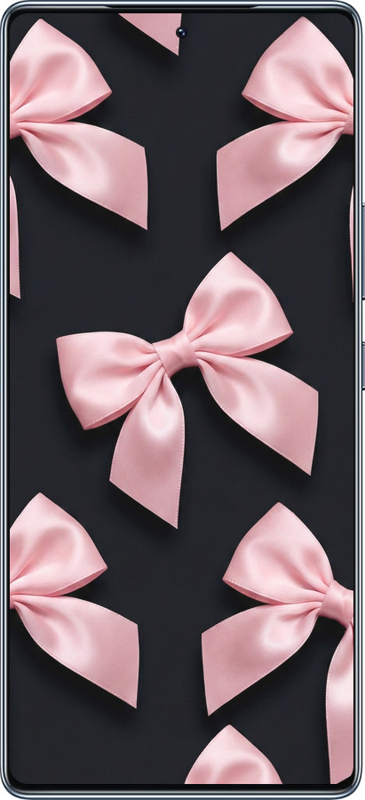 Силиконовый чехол Coquette Ribbons Dark Coquette для Infinix GT 20 Pro - 6767u-3735 изображение 