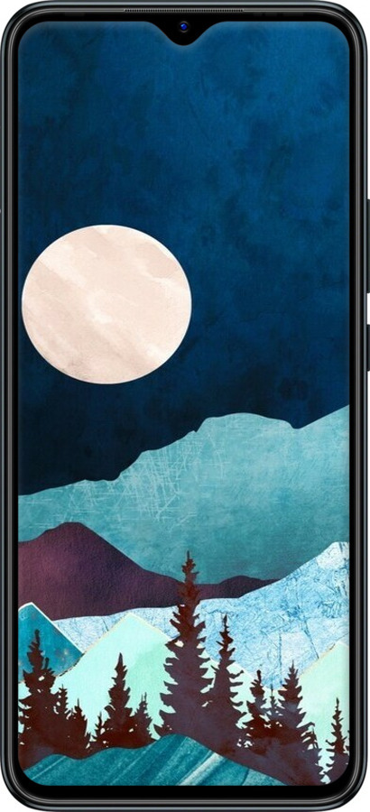 Силиконовый чехол Горная идиллия ночной пейзаж для Infinix Hot 11 Play - 6488u-2756 изображение 