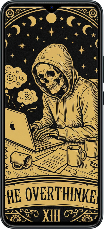 Силиконовый чехол The Overthinker для Infinix Hot 11 Play - 6774u-2756 изображение 