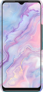 3D пластиковий матовий чехол Нежный мрамор для Infinix Hot 11 - 6310m-2762 изображение 