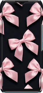 3D пластиковый матовый чехол Coquette Ribbons Dark Coquette для Infinix Hot 11 - 6767m-2762 изображение 