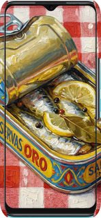 3D пластиковый матовый чехол Vintage Sardine Tin Phone для Infinix Hot 11 - 6772m-2762 изображение 