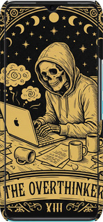 3D пластиковый матовый чехол The Overthinker для Infinix Hot 11 - 6774m-2762 изображение 