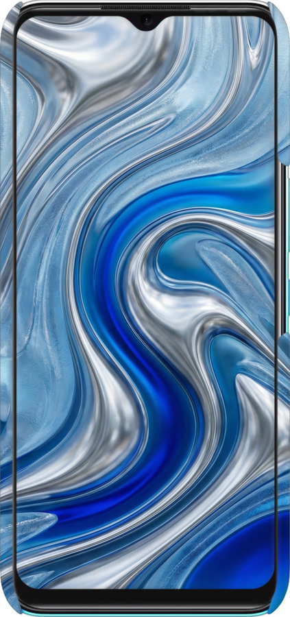 3D пластиковый матовый чехол Liquid Chrome для Infinix Hot 11 - 6781m-2762 изображение 